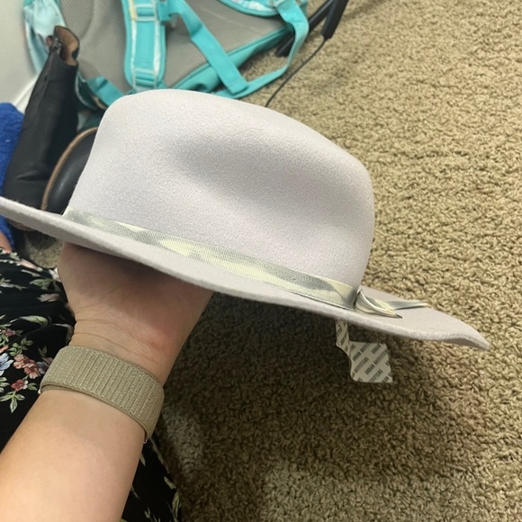 Wyeth NWT Felt Baoter Sleek Lavender Wool Hat Urban Outfitters - Picture 10 of 14